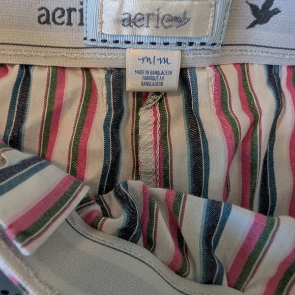 AERIE Womens Sleep Boxers (3 ) pair PLUS New Pair of Fluffy Slippers - Picture 4 of 12